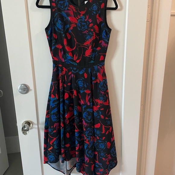 Hunter Bell Asymmetrical Hem Floral Dress - Picture 3 of 5